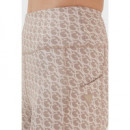 Legging GUESS Estampado Logos Marrón