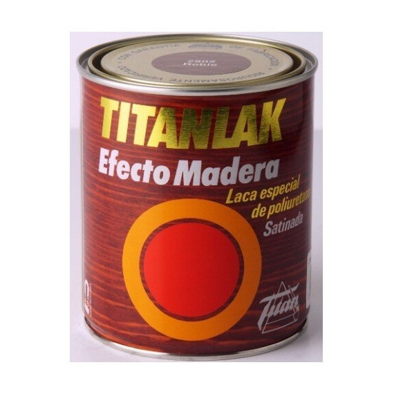 Pintura Titan Poliuretano Efecto Madera Satinado 750 Ml