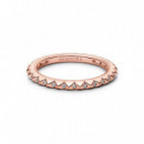 PANDORA Anillo en Recubrimiento en Oro Rosa Pirámides 182800C01