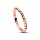 PANDORA Anillo en Recubrimiento en Oro Rosa Pirámides 182800C01