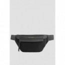 Riñonera de Popelina y Tejido Efecto Palma de ANTONY MORATO