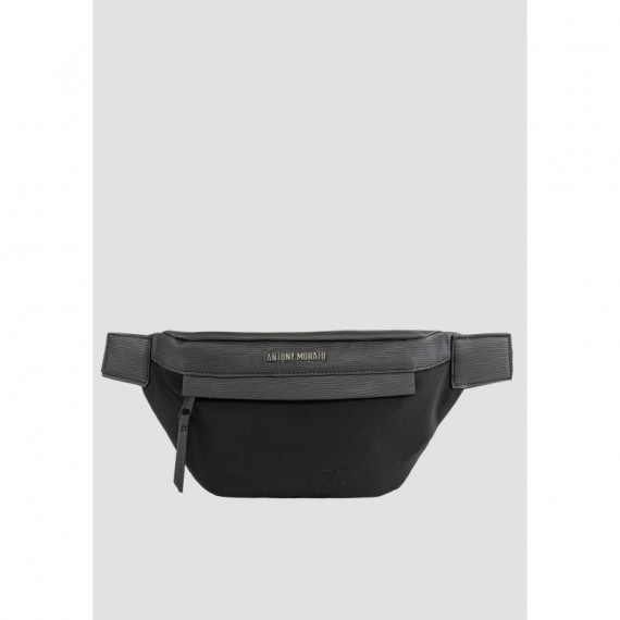 Riñonera de Popelina y Tejido Efecto Palma de ANTONY MORATO