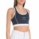 Top GUESS Signature Logo Frontal y Posterior