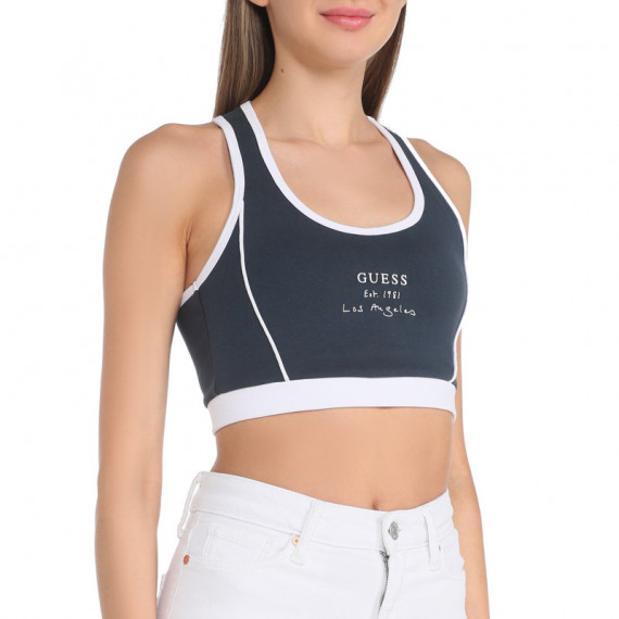 Top GUESS Signature Logo Frontal y Posterior