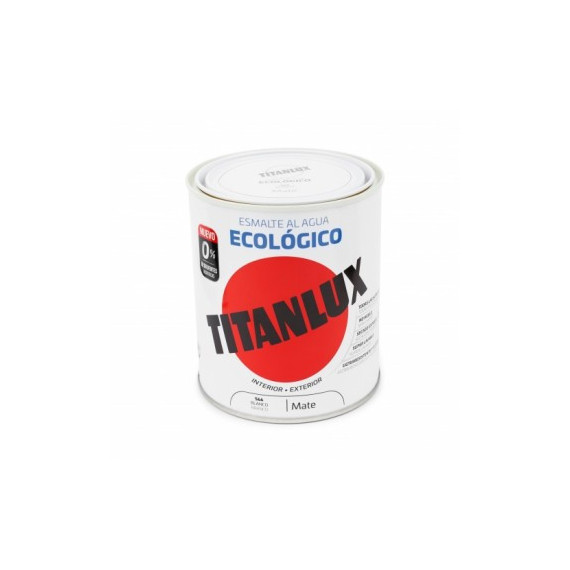 Pintura Titan Titanlux Esmalte Al Agua Ecologico Mate 250 Ml
