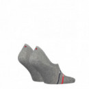 Invisibles Th Bipack Stripe Mid Grey Mela  TOMMY HILFIGER