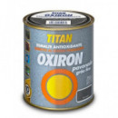 Pintura Titan Oxiron Esmalte Antioxidante Pavonado 750 Ml
