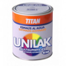 Pintura Titan Unilak Esmalte Al Agua Satinado 375 Ml