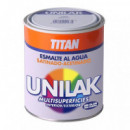 Pintura Titan Unilak Esmalte Al Agua Satinado 750 Ml