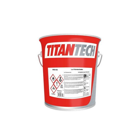 Pintura Titan Tech Suelos Acrilica 100% Mate PX600 Amarillo  15 Litros