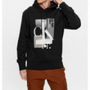 Sudadera CALVIN KLEIN Connected Layer Negra