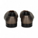 Punta Negro Bailarina Met.grafito  MIUXA