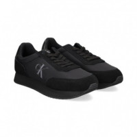 Deportivo Piel/ante Todo Negro  CALVIN KLEIN - Guanxe Atlantic Marketplace