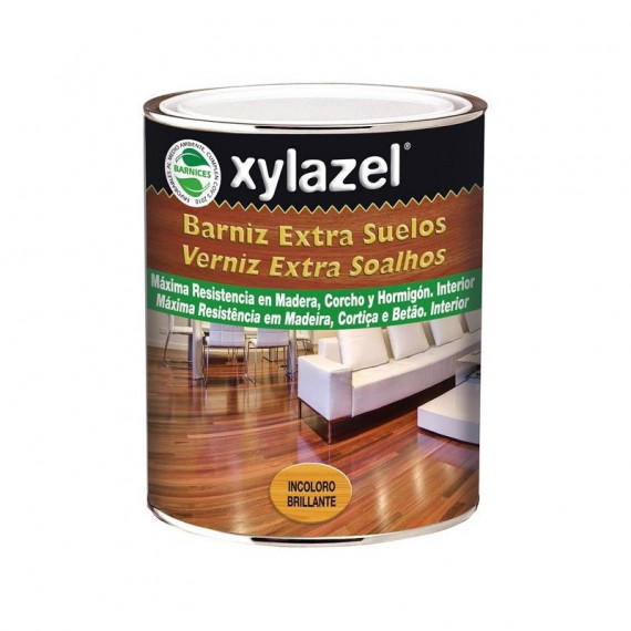 Barniz Xylazel Extra Suelos Brillante Incoloro  750 Ml