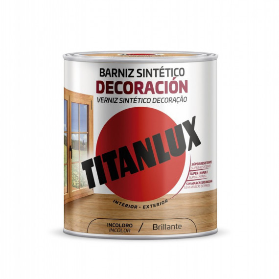Barniz Titan Tinte Sintetico Brillante 375 Ml