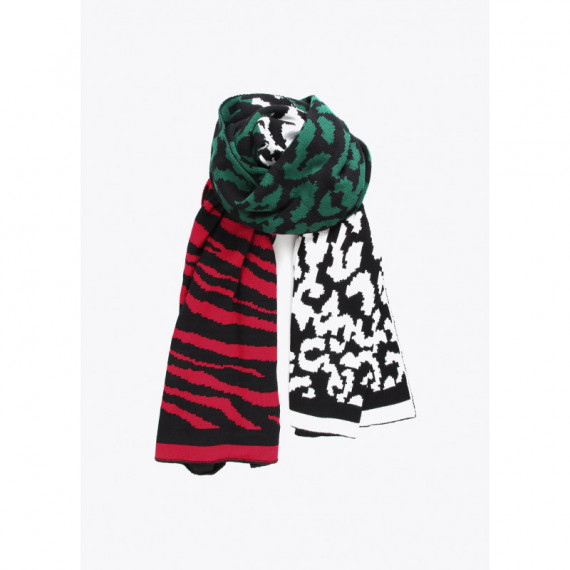 Bufanda Estampada Animal Print Tricolor 12341020  LOLA CASADEMUNT