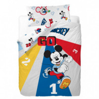 Funda nórdica infantil cama 90 - Mickey Run - 100% Algodón