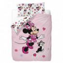 Funda nórdica infantil cama 90 - Minnie Happy - 100% Algodón