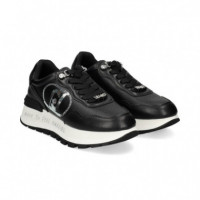 Logo Lentejuelas Dep.piel Negro  LIUJO