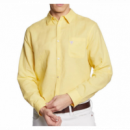 Camisa GUESS Roll Up Amarilla Pastel