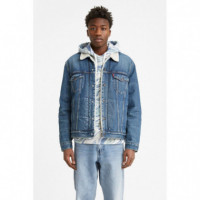 Chaquetas Hombre Chaqueta Levi's® Trucker Type Iii Sherpa Fable  LEVI'S