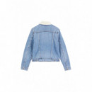 Chaquetas Mujer Chaqueta Levi's® Trucker Type Iii Sherpa Indigo Worn In  LEVI'S