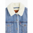 Chaquetas Mujer Chaqueta Levi's® Trucker Type Iii Sherpa Indigo Worn In  LEVI'S