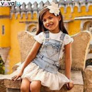 Falda Peto Vaquera Niña 3905-34 MAYORAL