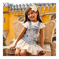 Falda Peto Vaquera Niña 3905-34 MAYORAL - Guanxe Atlantic Marketplace