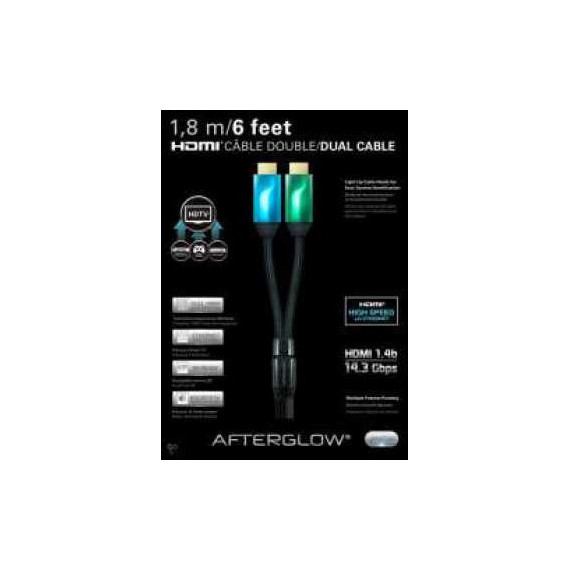 Dual Cable HDMI 6' Afterglow  PDP