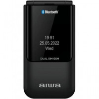 AIWA Telefono Movil Basico de Tapa FP-24BK Negro