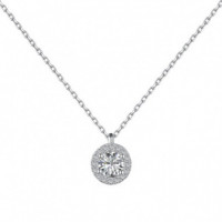 Collar plata 925 punto de luz