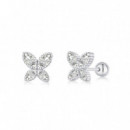 Pendientes plata 925 mariposa