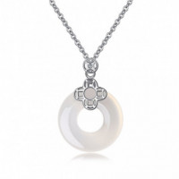 Collar plata 925 piedra natural