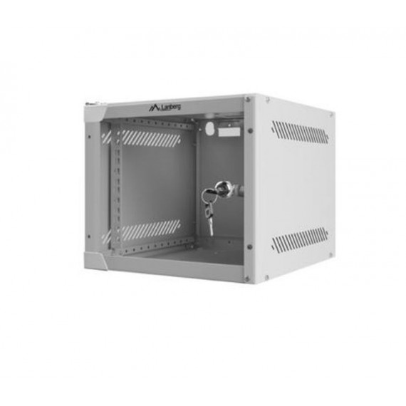 LANBERG Armario Rack 10 4U/280X310 Flat Pack Silver Puerta Cristal