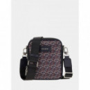 Mini Bandolera Ederlo con Logo G Cube de GUESS