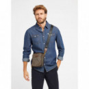 Mini Bandolera Ederlo con Logo G Cube de GUESS