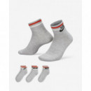 Calcetines NIKE Grises Al Tobillo