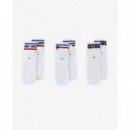 Calcetines NIKE Tripack Blancos Al Tobillo