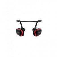SUNSTECH Argos Reproductor MP3 8GB Diadema Sumergible 3 Mtrs Negro/rojo