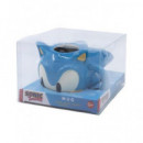 Stor Taza 3D Cara Sonic  LALO