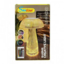 Sandowl Lampara con Diseño Tipo Champiñon Tactil Q-LED48 Recargable con Mando  ANDOWL