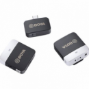 Micrófono Doble Inalámbrico BOYA M1V4 para Dispositivos Usb-c