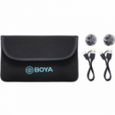 Micrófono Doble Inalámbrico BOYA M1V4 para Dispositivos Usb-c