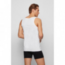 Camisilla 3P Tank Top Blanco  BOSS