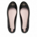 Bailarinas Th Hardware Leather Ballerina  TOMMY HILFIGER