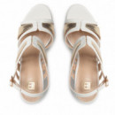 Sandalias Tacon Calf  LAURA BIAGIOTTI