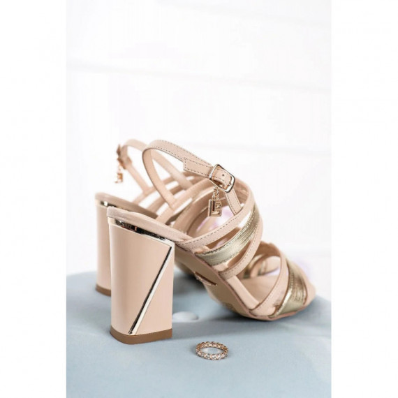 Sandalias Tacon Calf  LAURA BIAGIOTTI - Guanxe Atlantic Marketplace