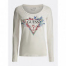 Camisetas Manga Larga Ls Cn Bente Tee  GUESS