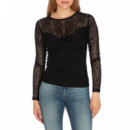 Camisetas Manga Larga Ls Ingrid Top  GUESS